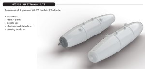 EDUARD 672116 - 1:72 Mk.77 bombs