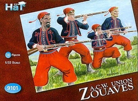 Przejdź do produktu HAT 9101 - 1:32 American Civil War Zouaves 2nd set