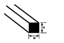 Przejdź do produktu PLASTRUCT 90770 - Profil kwadratowy 2,5 mm x 2,5 mm x 250 mm