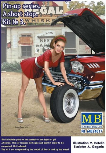 Przejdź do produktu MASTER BOX 24017 - 1:24 A short stop Kit No3 Pin-up series