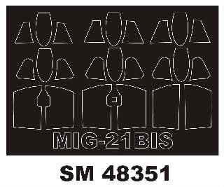 Przejdź do produktu MONTEX SM48351 - 1:48 MiG-21 Bis