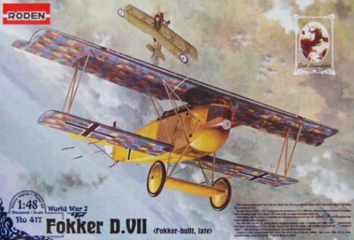 Przejdź do produktu RODEN 417 - 1:48 Fokker D.VII F late