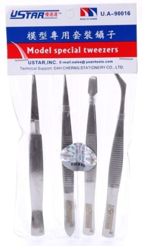Przejdź do produktu U-STAR UA90016 - Zestaw 4 pęset - Tweezer Kit 4 in 1