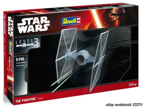 Przejdź do produktu REVELL 03605 - 1:110 Star Wars TIE Fighter