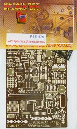 Przejdź do produktu PART P35179 - 1:35 Pz.Kpfw..I Ausf.A ohne Aufbau