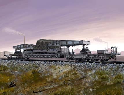 Przejdź do produktu HOBBY BOSS 82906 - 1:72 German Rail Transporter for Karl-Gerat
