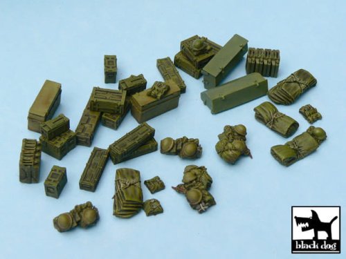 Przejdź do produktu BLACK DOG T48026 - 1:48 British equipment accessories set
