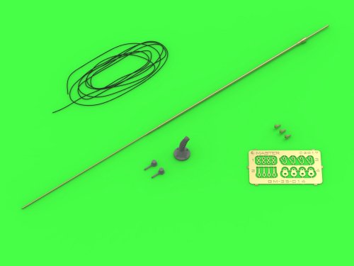 Przejdź do produktu MASTER GM-35-014 - 1:35 Antena Comrod VHF3088VM do KTO Rosomak wygięta podstawa