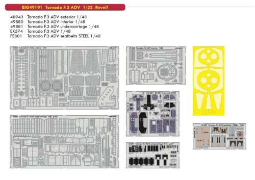 Przejdź do produktu EDUARD BIG49191 - 1:48 Tornado F.3 ADV