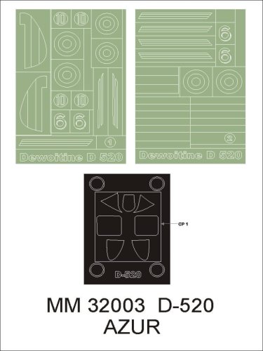 Przejdź do produktu MONTEX MM32003 - 1:32 Dewoitine D.520