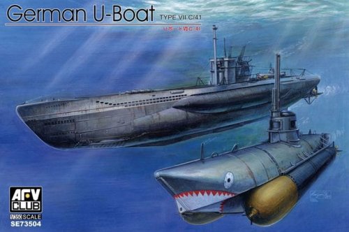 Przejdź do produktu AFV CLUB SE 73504 - 1:350 German U-Boat Type VII C/41