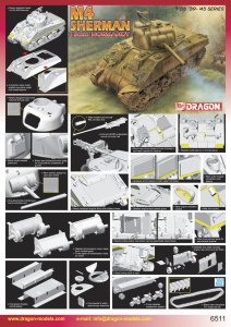 DRAGON 6511 - 1:35 M4 Sherman 75mm Normandy