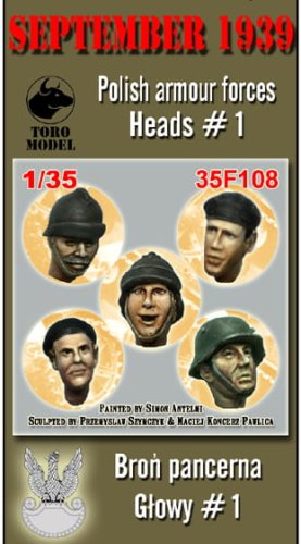 Przejdź do produktu TORO MODEL 35F108 - 1:35 Wrzesień 1939 - Broń pancerna - Głowy #1