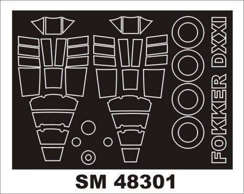 Przejdź do produktu MONTEX SM48301 - 1:48 Fokker D-XXI Wasp engine