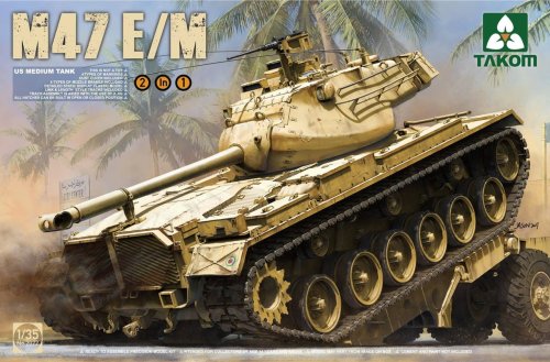 Przejdź do produktu TAKOM 2072 - 1:35 M47 E/M US Medium Tank