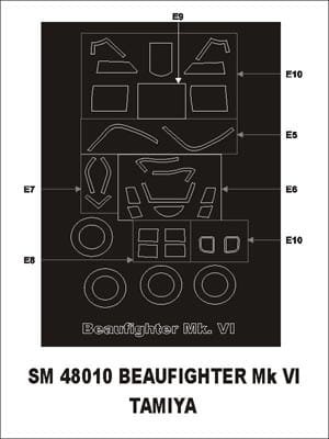 Przejdź do produktu MONTEX SM48010 - 1:48 Beaufighter Mk.VI