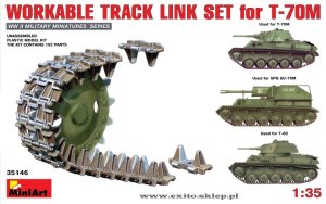 MINIART 35146 - 1:35 T-70M Workable Track Link Set