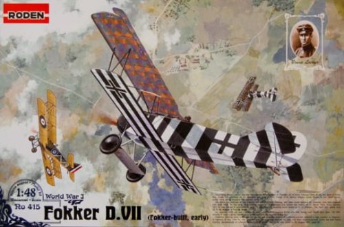 Przejdź do produktu RODEN 415 - 1:48 Fokker D.VII