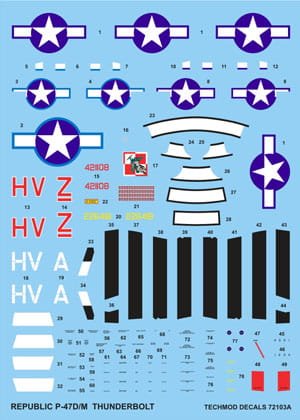 Przejdź do produktu TECHMOD 72103 - 1:72 P-47 D/M Thunderbolt