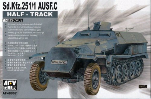 Przejdź do produktu AFV CLUB 48007 - 1:48 Sd.Kfz. 251/1 ausf. C