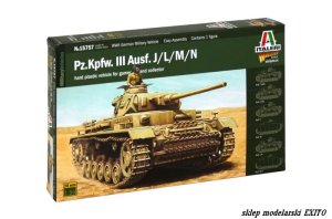 ITALERI 15757 - 1:56 Pz.Kpfw.III Ausf. J/L/M/N