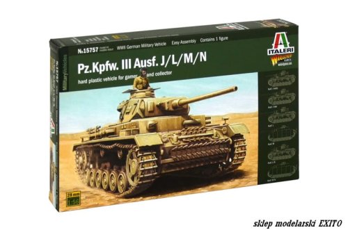 Przejdź do produktu ITALERI 15757 - 1:56 Pz.Kpfw.III Ausf. J/L/M/N