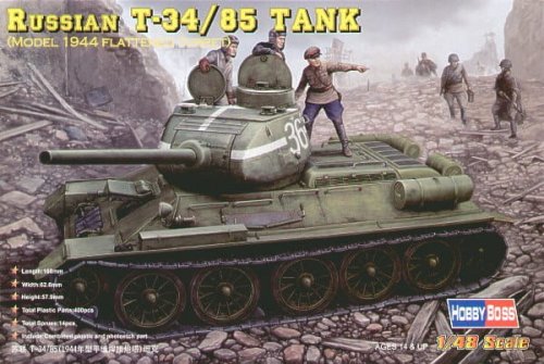 Przejdź do produktu HOBBY BOSS 84807 - 1:48 Russian T-34/85 (model 1944 flattened turret) Tank