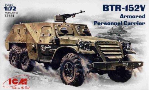 Przejdź do produktu ICM 72531 - 1:72 BTR-152V, Soviet Armored Personnel Carrier