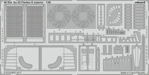 Przejdź do produktu EDUARD 48934 - 1:48 Su-35 Flanker E exterior