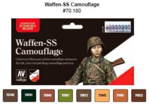 VALLEJO 70180 - Waffen SS Camouflage - Uniforms Set