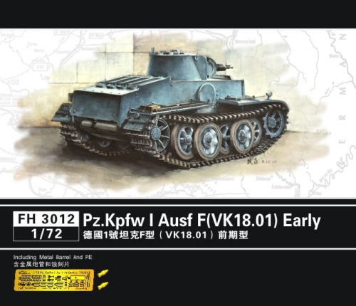 Przejdź do produktu FLYHAWK 3012 - 1:72 Pz. Kpfw I Ausf F (VK.18.01) Early