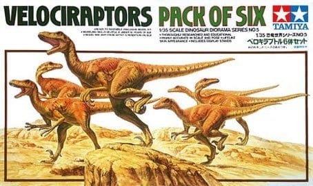 Przejdź do produktu TAMIYA 60105 - 1:35 Velociraptors - Pack of Six