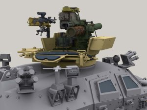 LEGEND LF3D009 - 1:35 MRAP TOW Turret Set