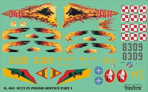 Przejdź do produktu MODELMAKER D72063 - 1:72 Su-22 in Polish service part. I
