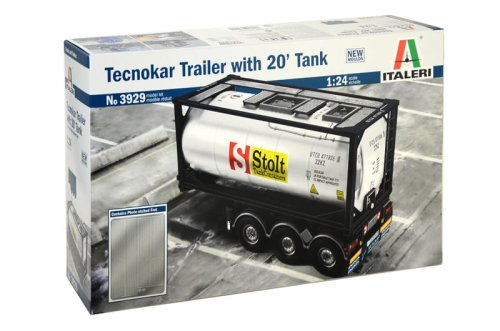 Przejdź do produktu ITALERI 3929 - 1:24 Tecnokar Trailer with 20 Tank