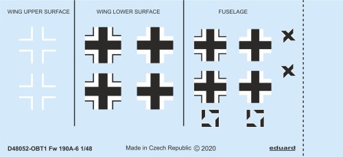 Przejdź do produktu EDUARD D48052 - 1:48 Fw 190A-6 national insignia