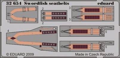 Przejdź do produktu EDUARD 32654 - 1:32 Swordfish seatbelts