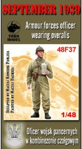 TORO MODEL 48F37 - 1:48 Wrzesień 1939 - Oficer wojsk pancernych w kombinezonie czołgowym