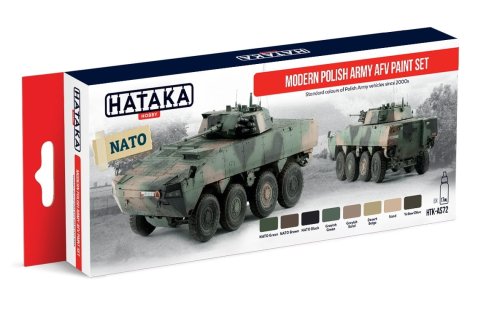 Przejdź do produktu HATAKA AS72 - Zestaw farb Modern Polish Army AFV