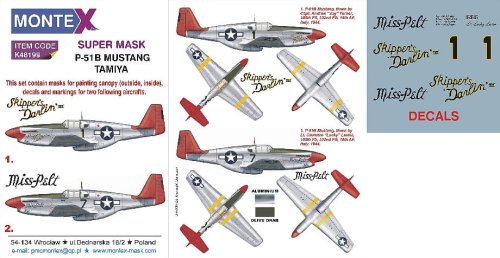 Przejdź do produktu MONTEX K48199 - 1:48 P-51B Mustang