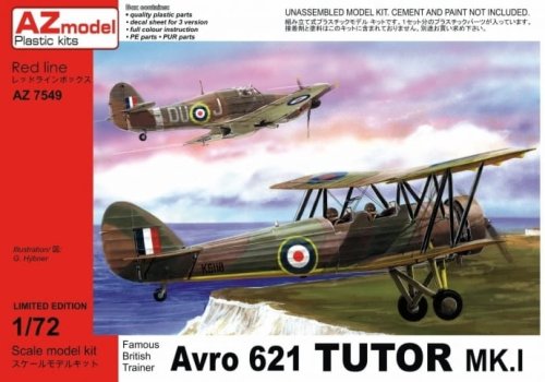 Przejdź do produktu AZ MODEL AZ 7549 - 1:72 Avro 621 Tutor Mk.I