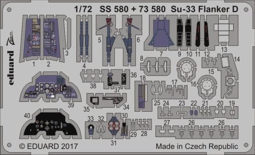Przejdź do produktu EDUARD 73580 - 1:72 Su-33 Flanker D