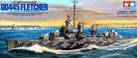 Przejdź do produktu TAMIYA 78012 - 1:350 US Navy Destroyer DD445 Fletcher