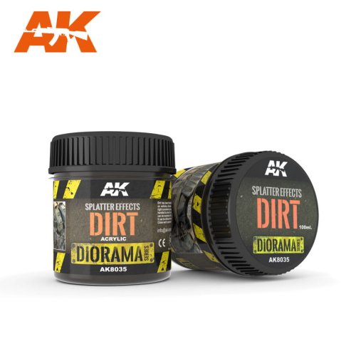 Przejdź do produktu AK INTERACTIVE 8035 - Splatter Effects Dirt 100 ml - Diorama Series