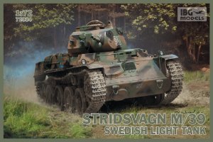 IBG 72034 - 1:72 Stridsvagn M/39 Swedish light tank