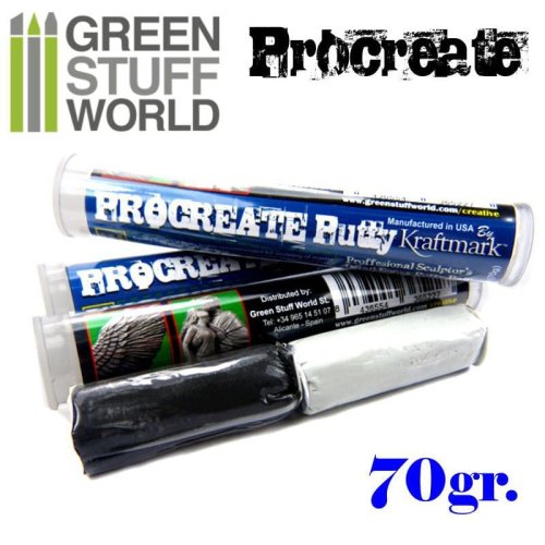 Przejdź do produktu GREEN STUFF 9023 - ProCreate Putty 70g - Masa modelarska dwuskładnikowa
