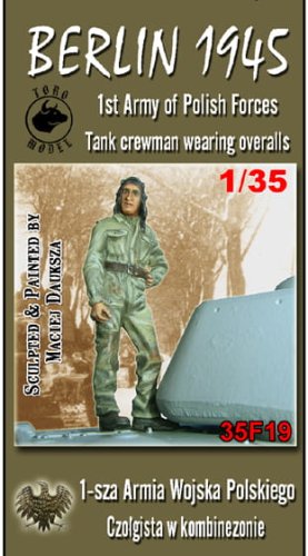 Przejdź do produktu TORO MODEL 35F19 - 1:35 Berlin 1945 - 1 Armia WP - Czołgista w kombinezonie