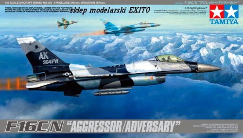 Przejdź do produktu TAMIYA 61106 - 1:48 F-16C/N Aggressor/Adversary