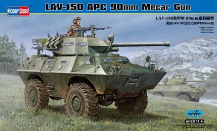 Przejdź do produktu HOBBY BOSS 82421 - 1:35 LAV-150 APC 90mm Mecar gun