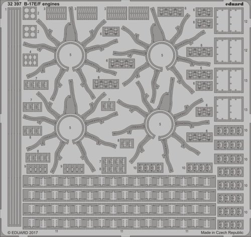 Przejdź do produktu EDUARD 32397 - 1:32 B-17E/F engines